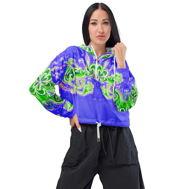 Women’s cropped windbreaker