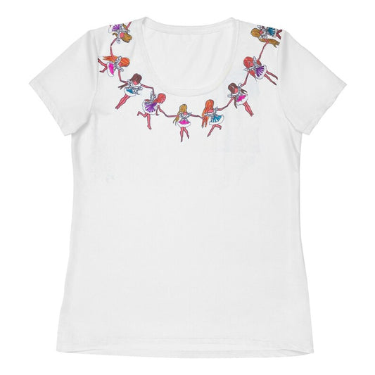 All-Over Print Crop Tee | dancing fairies